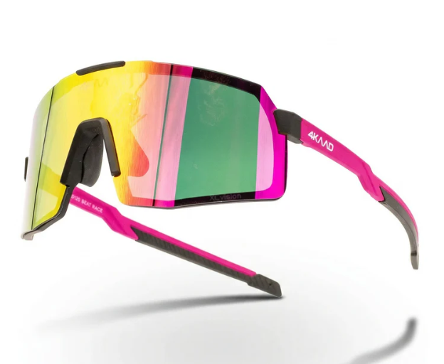 4KAAD Beat Race Svart/Rosa sportglasögon