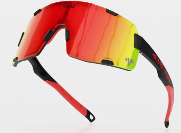 4KAAD Axento Race (photochromic) Mattsvarta/Röda sportglasögon