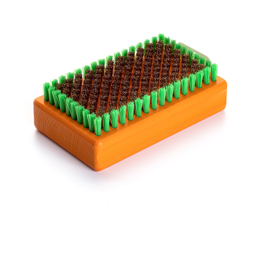 Liten handborste - mjuk bronze/nylon - Carrot